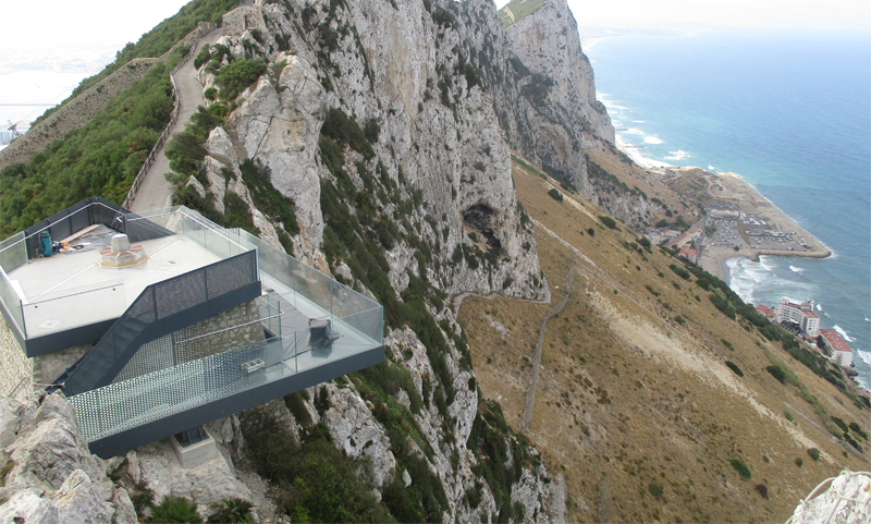 MTI ejecuta el proyecto de ajuste y soldadura estructural en el Skywalk Mount Misery en Gibraltar.